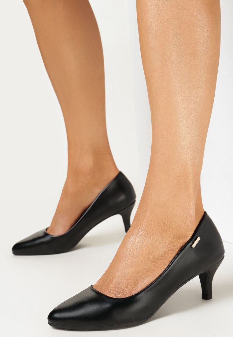 Pantofi cu toc Negri