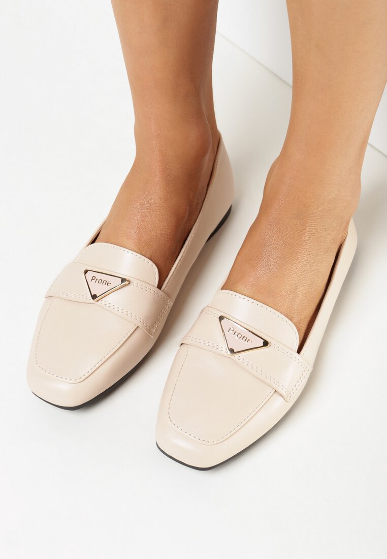 Mocasini Bej