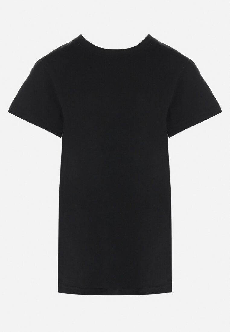 Tricou cu mânecă scurtă Negru de bumbac Xenovia
