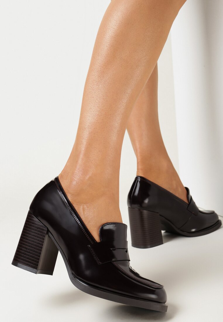 Pantofi casual Bordo