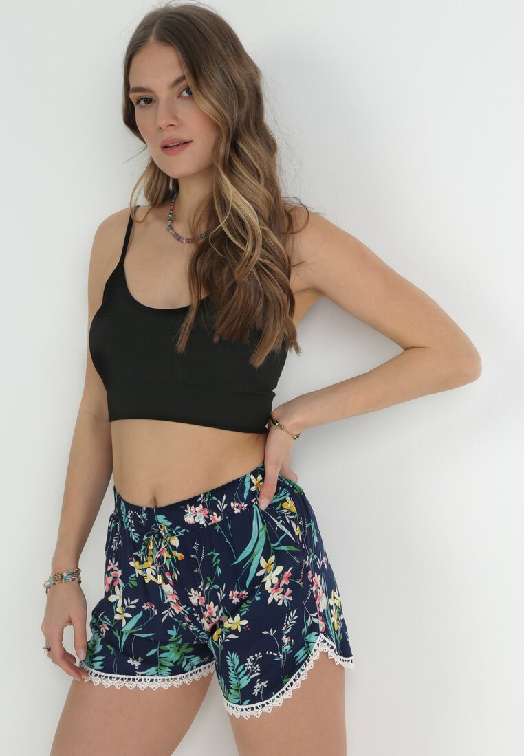 Pantaloni scurți Bleumarin