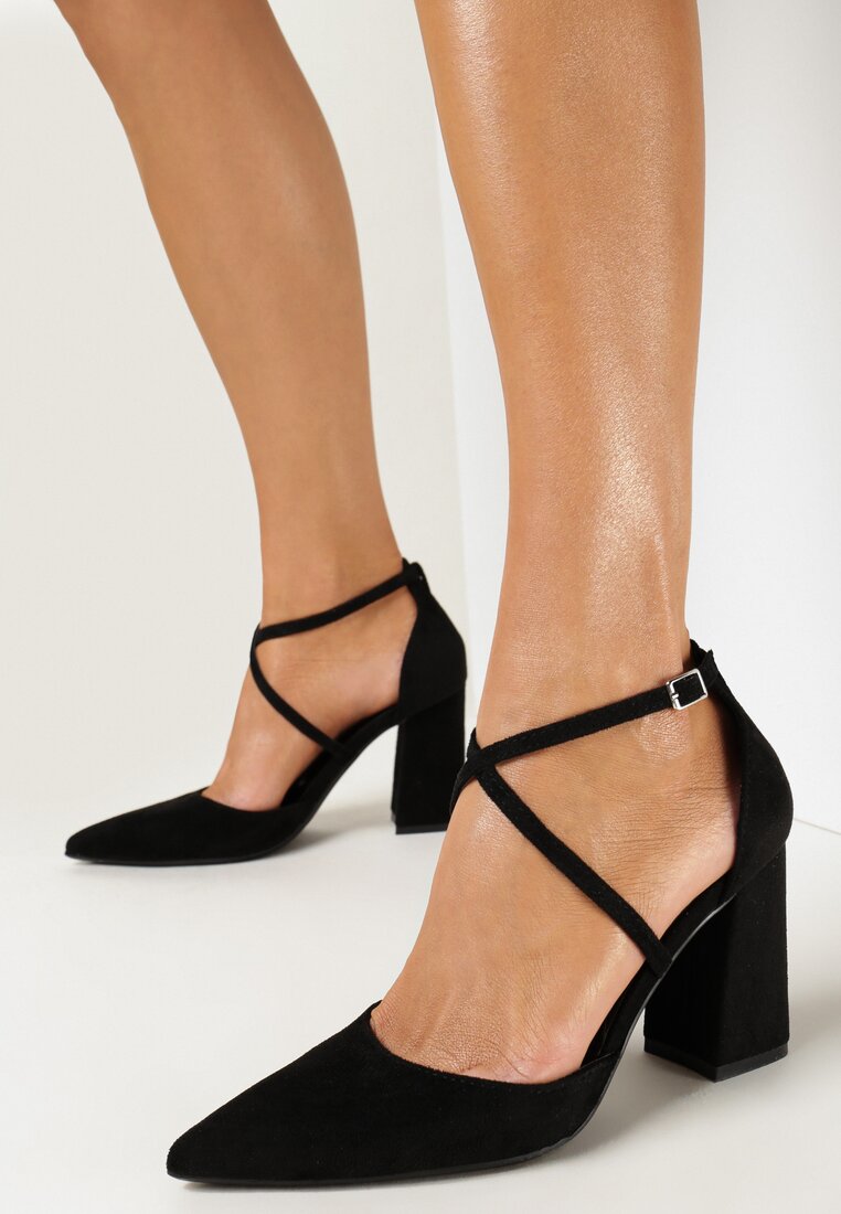 Pantofi cu toc Negri