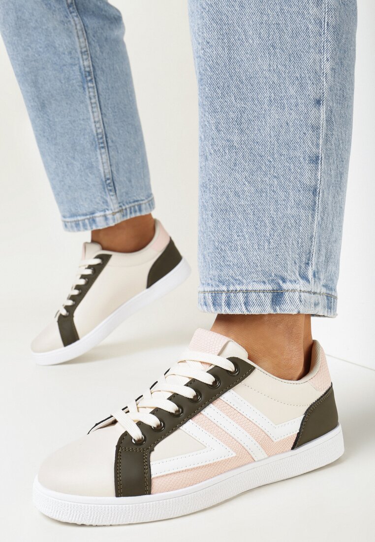 Sneakers Bej deschis