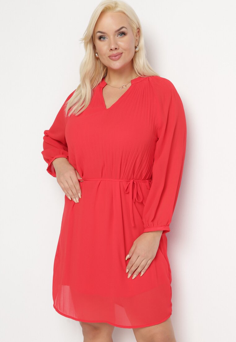 Rochie Roșie cu Curea Yiridi