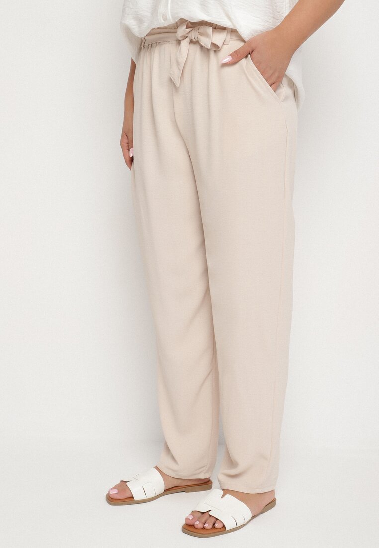 Pantaloni Bej deschis