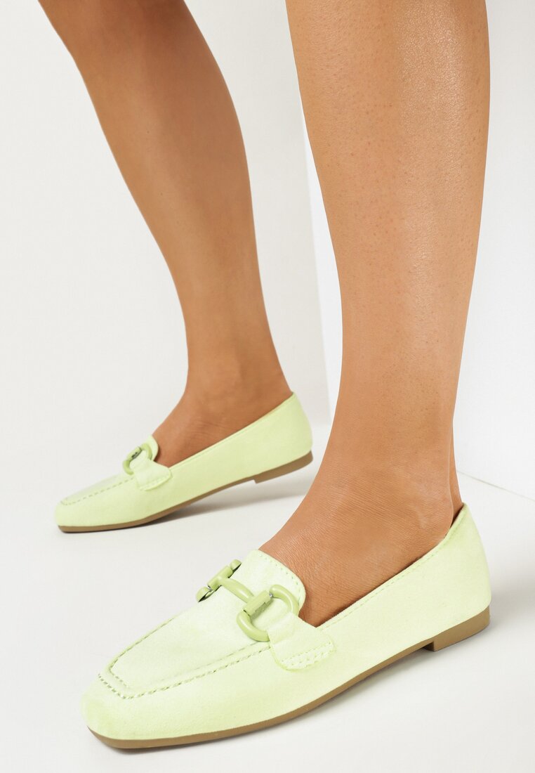Mocasini Verde deschis