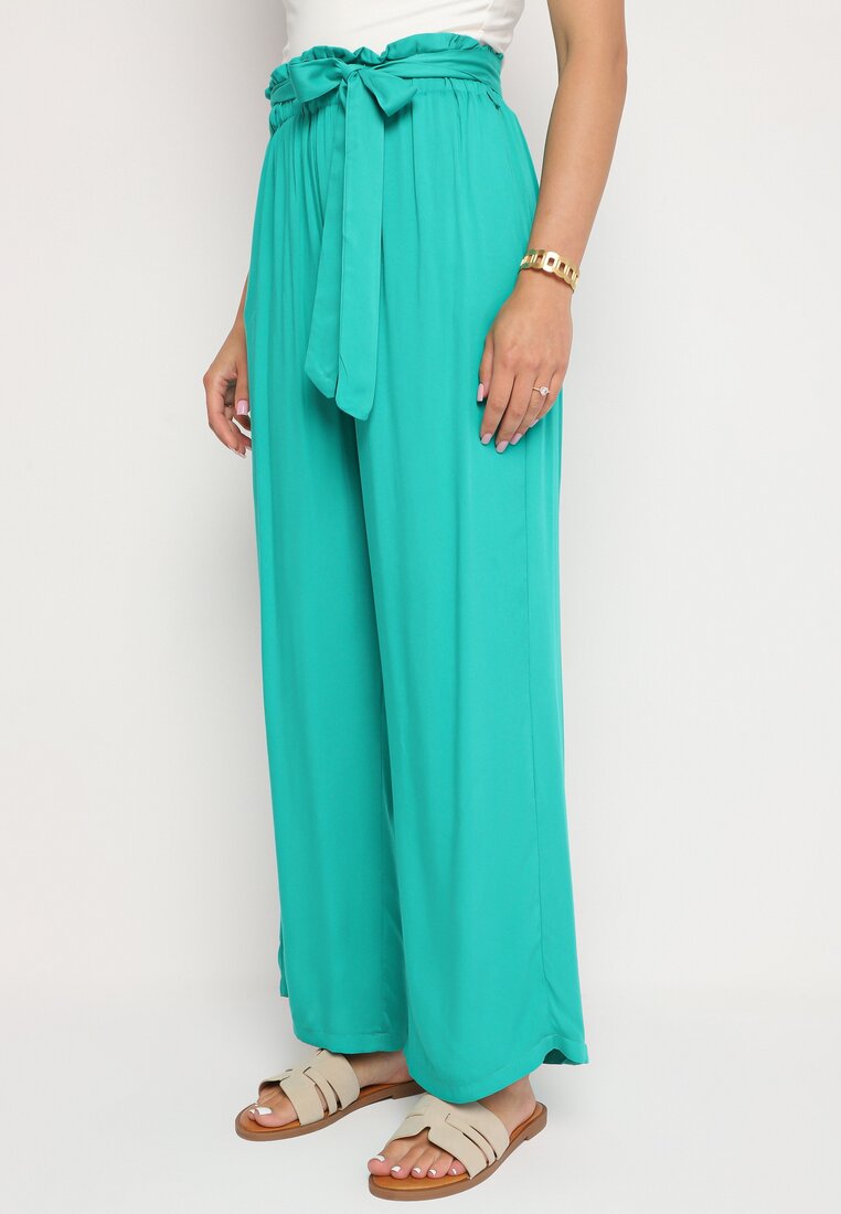 Pantaloni Verzi Larghi Pheriko