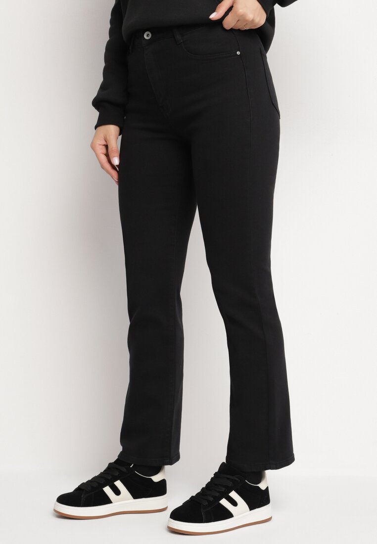 Blugi Negri Straight Thadia