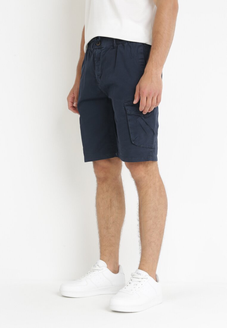 Pantaloni scurți Bleumarin