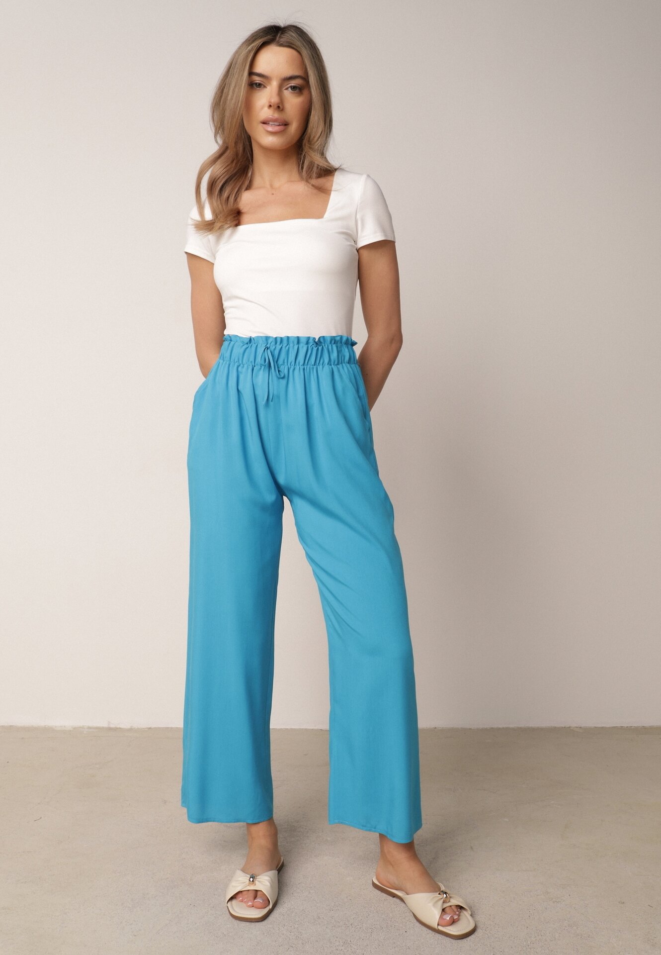 Pantaloni Albastre Sharrill