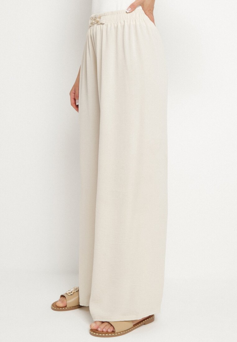 Pantaloni Bej deschis