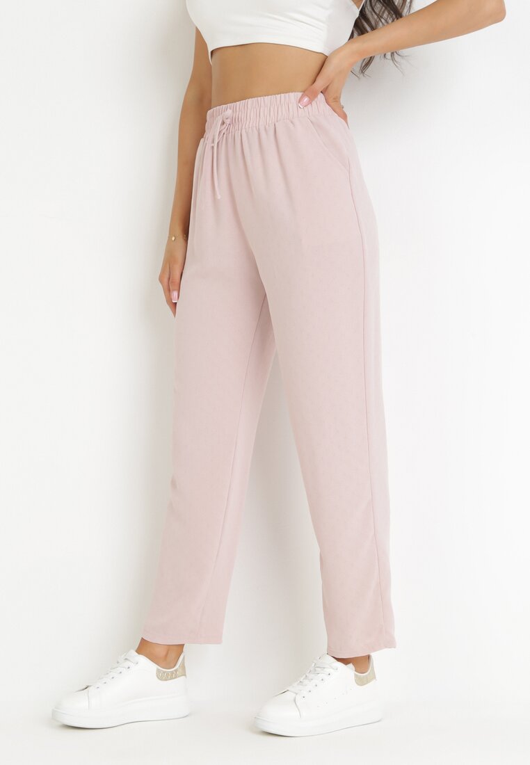 Pantaloni Roz deschis