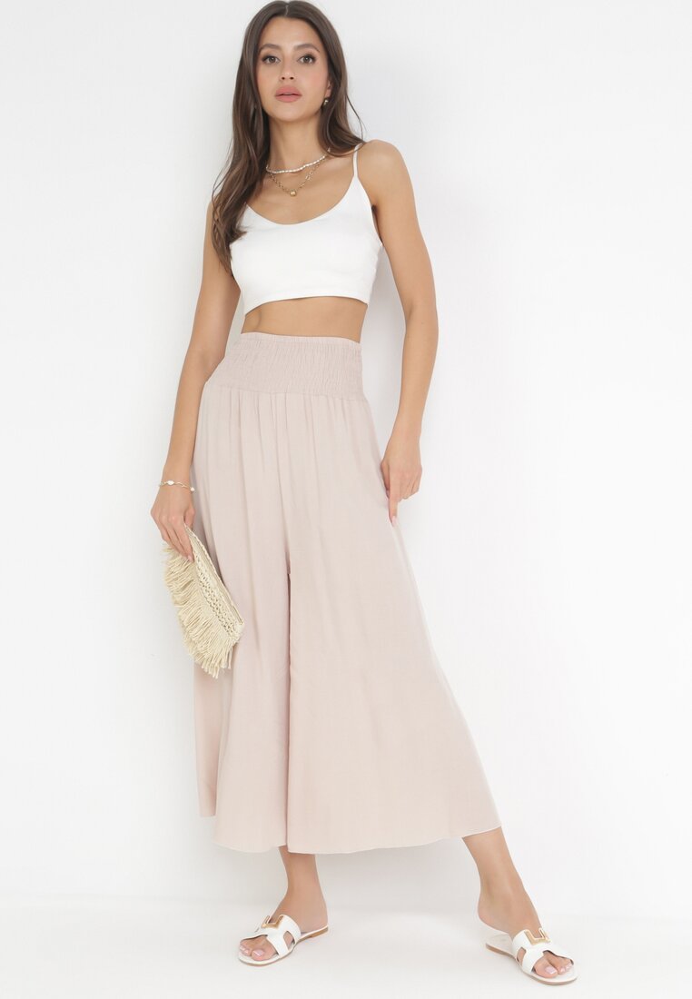 Pantaloni Bej deschis
