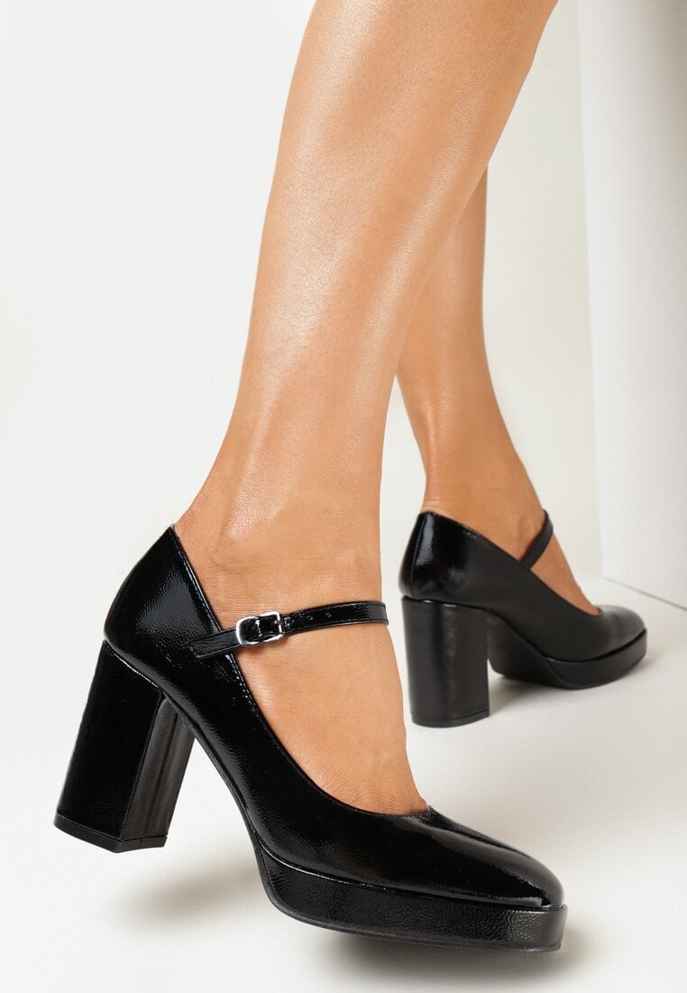 Pantofi cu toc Negri