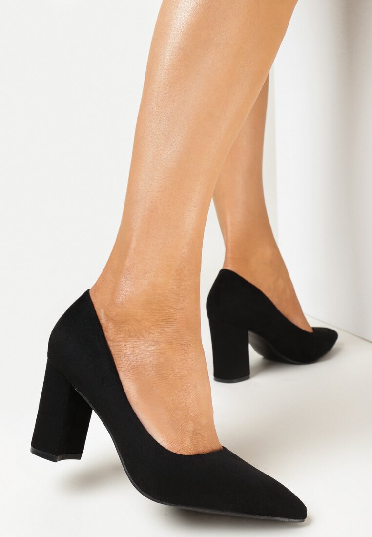 Pantofi cu toc Negri