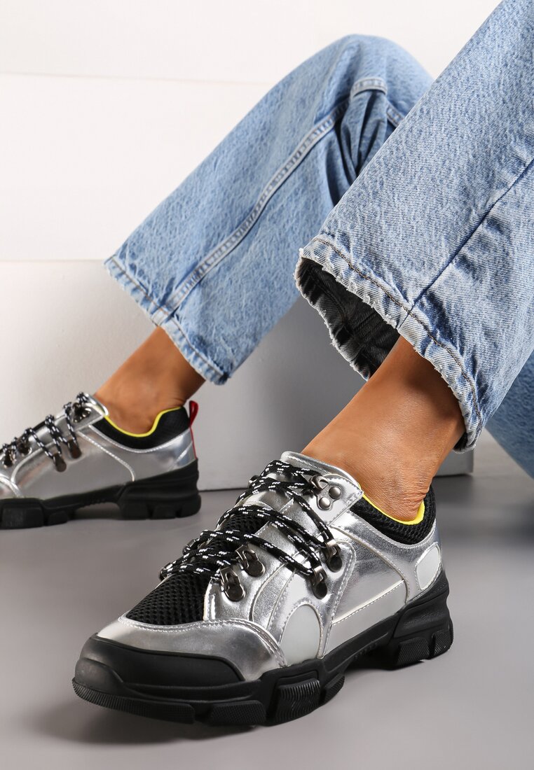 Sneakers Argintii