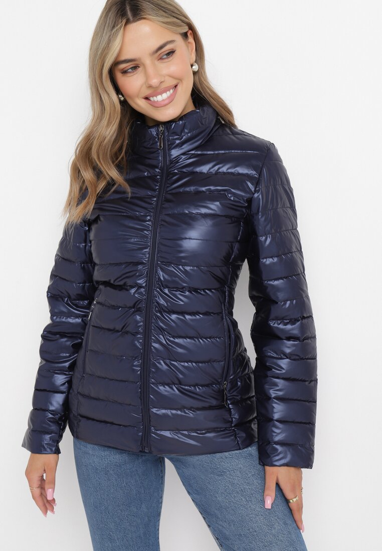 Geacă bleumarin matlasată Morvea