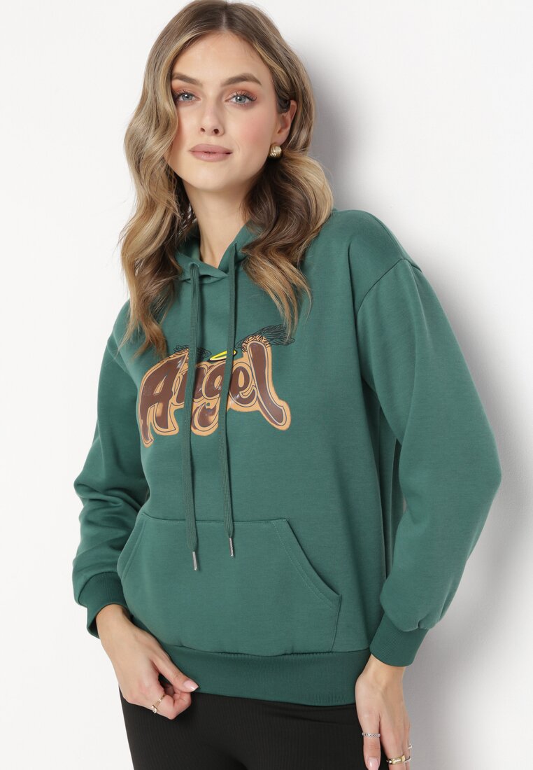 Hanorac Verde închis