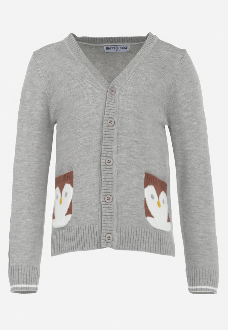 Cardigan Gri