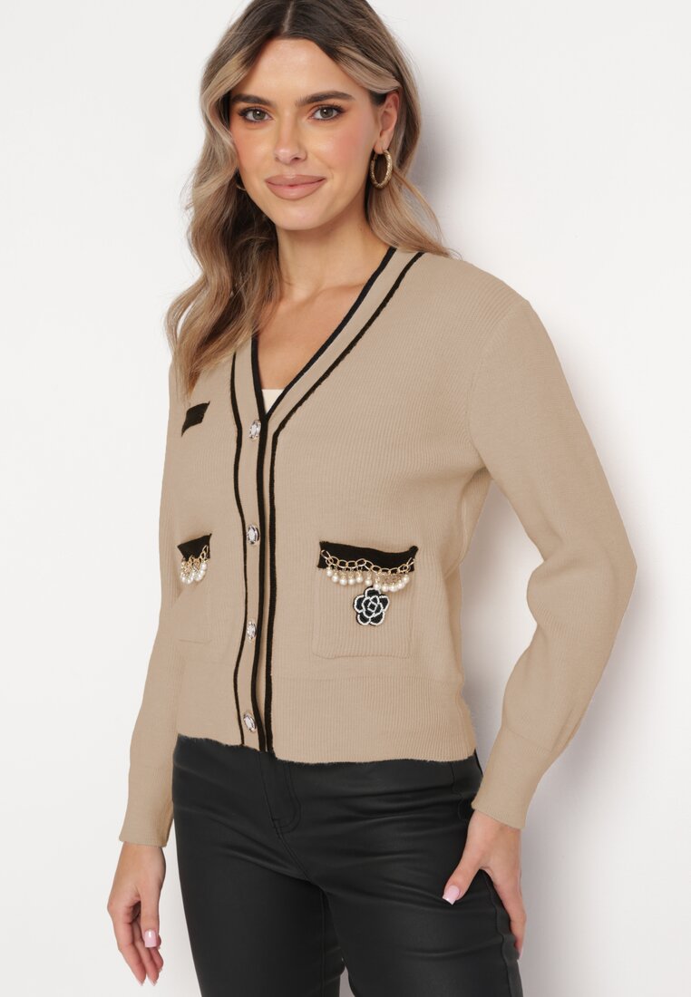 Cardigan Bej