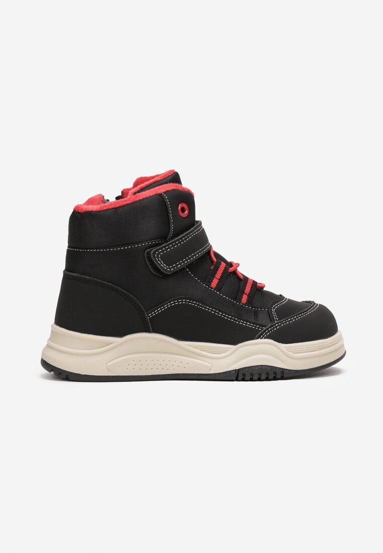 Botine Negre Sport cu Velcro Pollacce