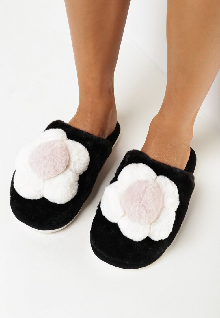 Papuci de casă Negri