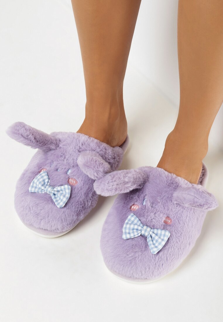 Papuci de casă Mov