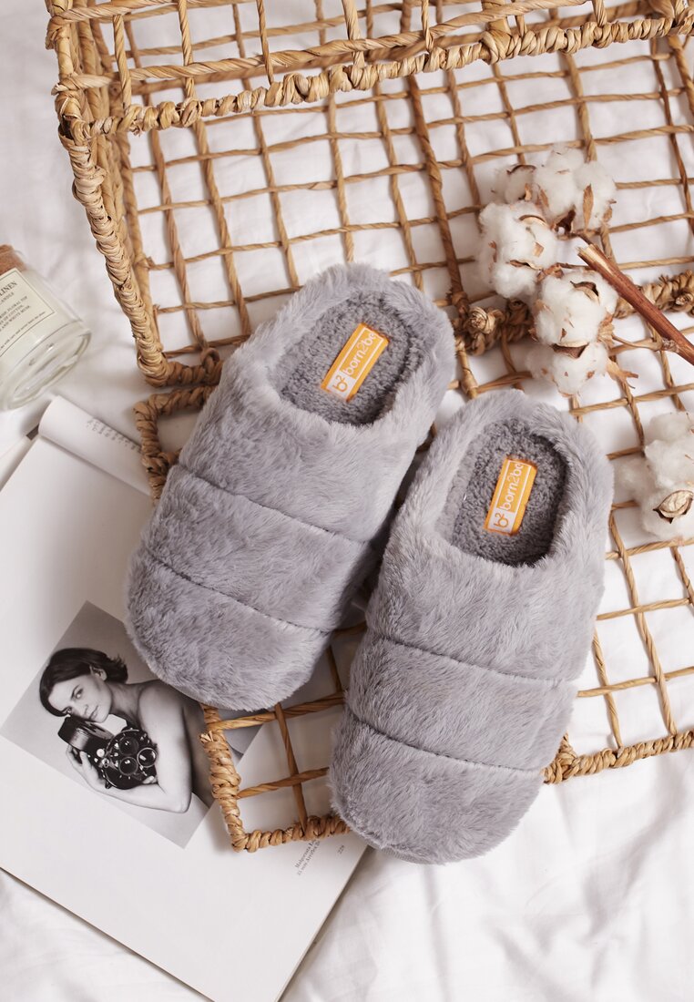 Papuci de casă Gri