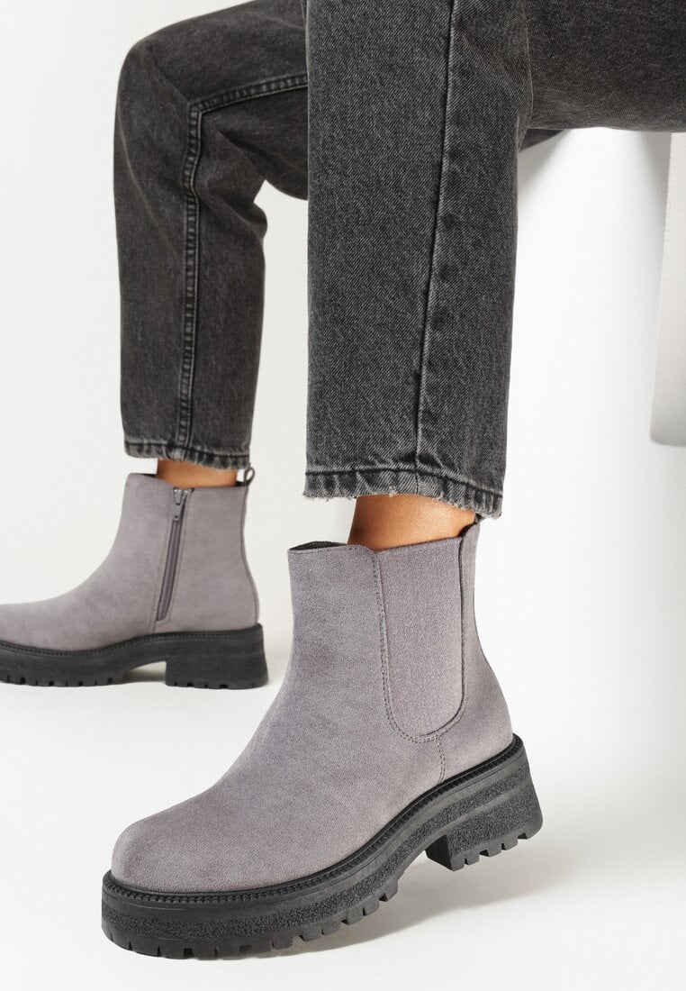 Botine Gri