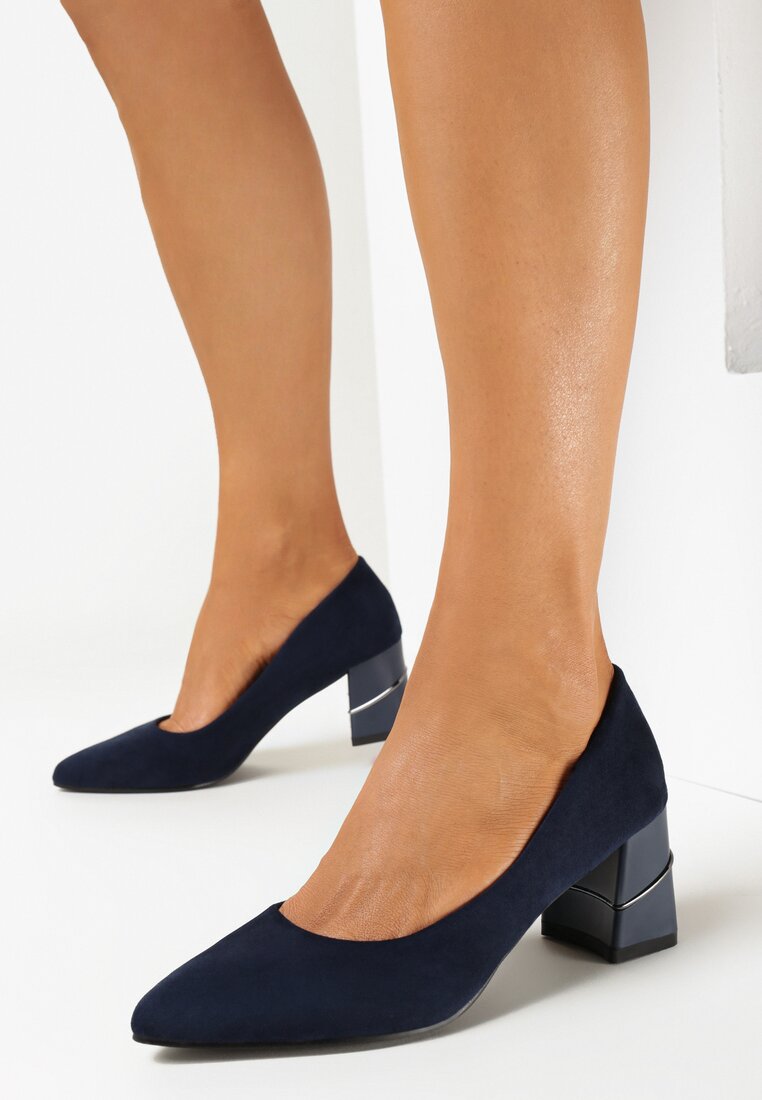 Pantofi cu toc Albaștri