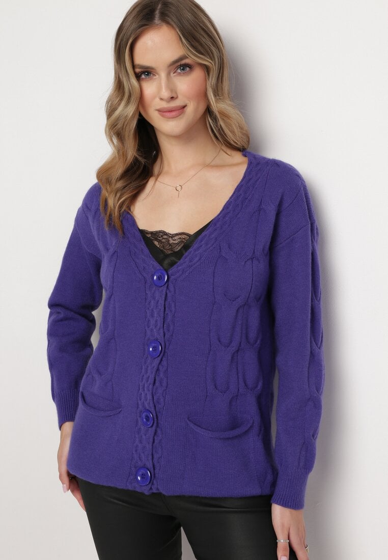 Cardigan Bleumarin