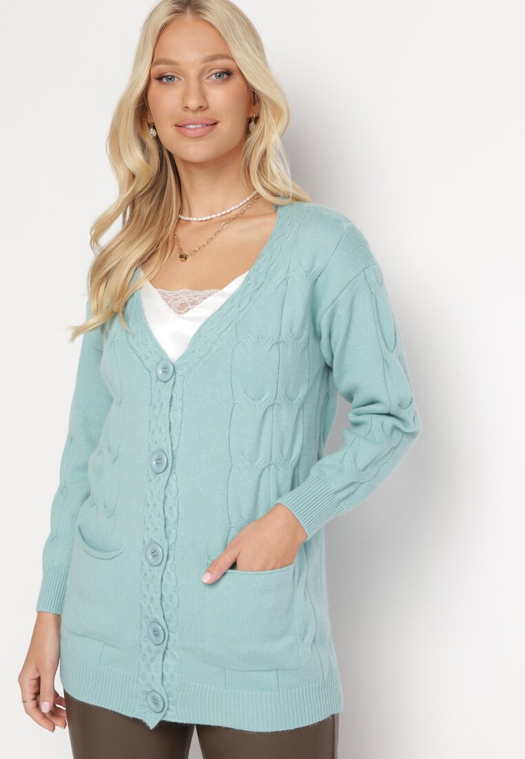 Cardigan Verde mentă