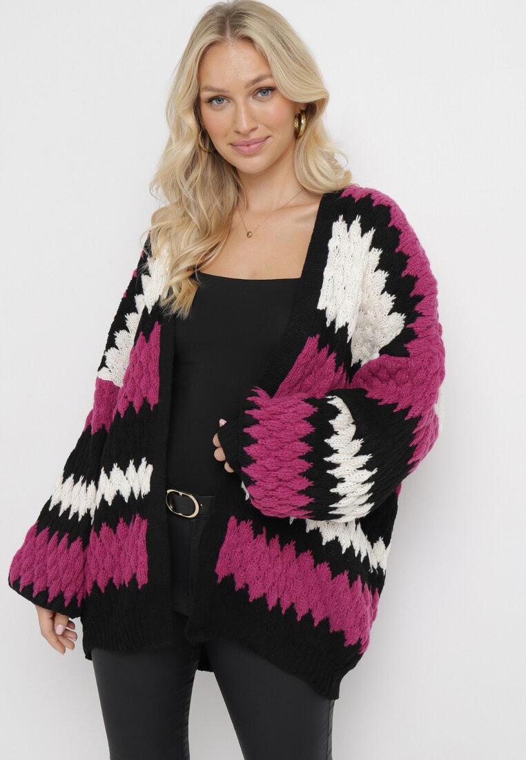 Cardigan Fucsia