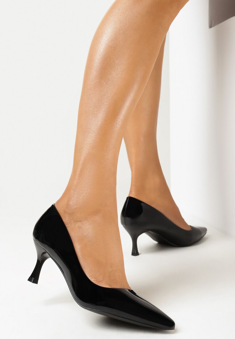Pantofi cu toc Negri