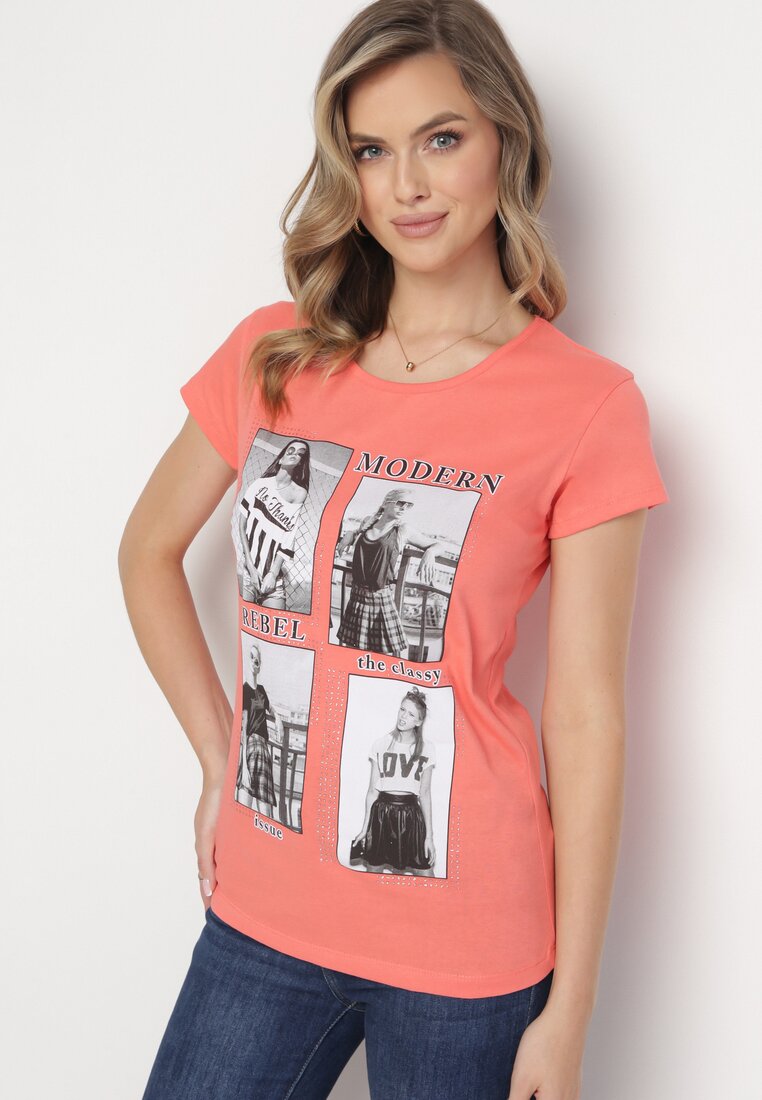 T-shirt Portocaliu