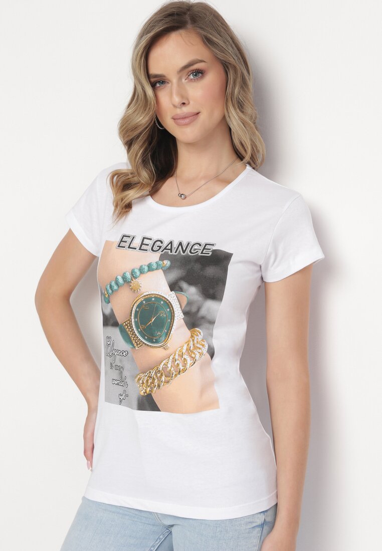 T-shirt Alb