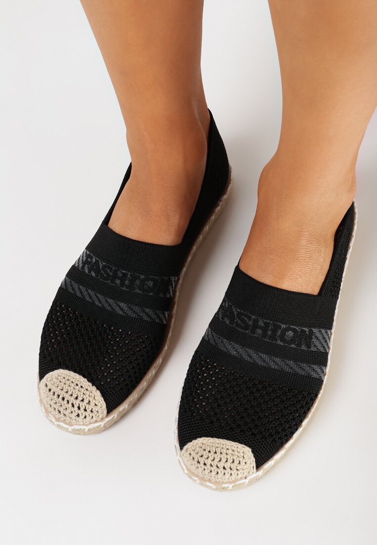 Espadrile Negre
