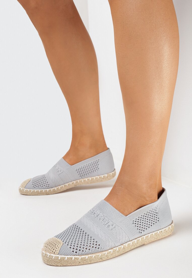 Espadrile Gri deschis