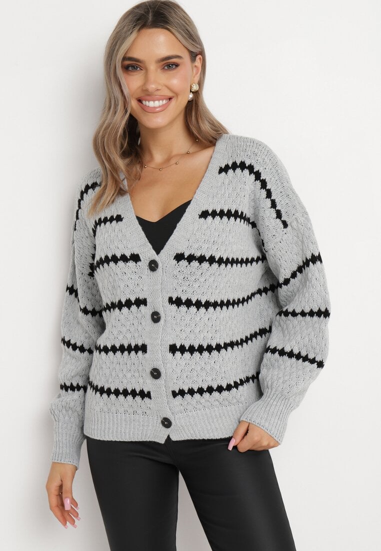Cardigan Gri