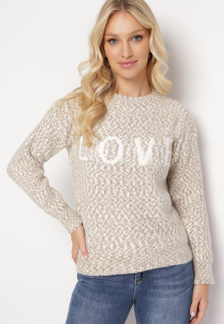 Pulover Bej