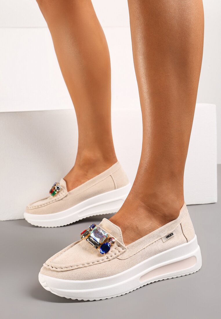 Mocasini Bej