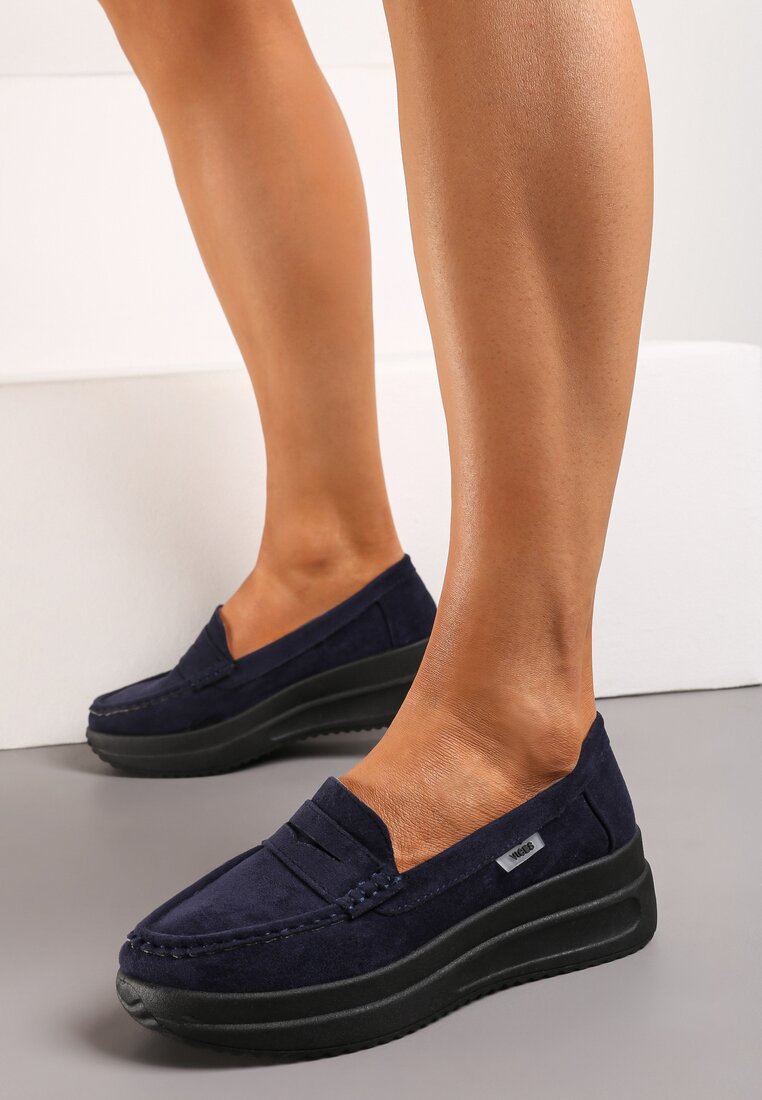 Mocasini Bleumarin