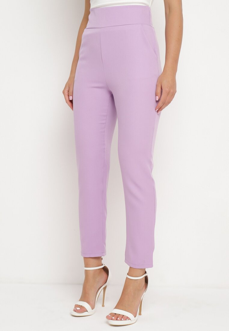 Pantaloni Mov deschis