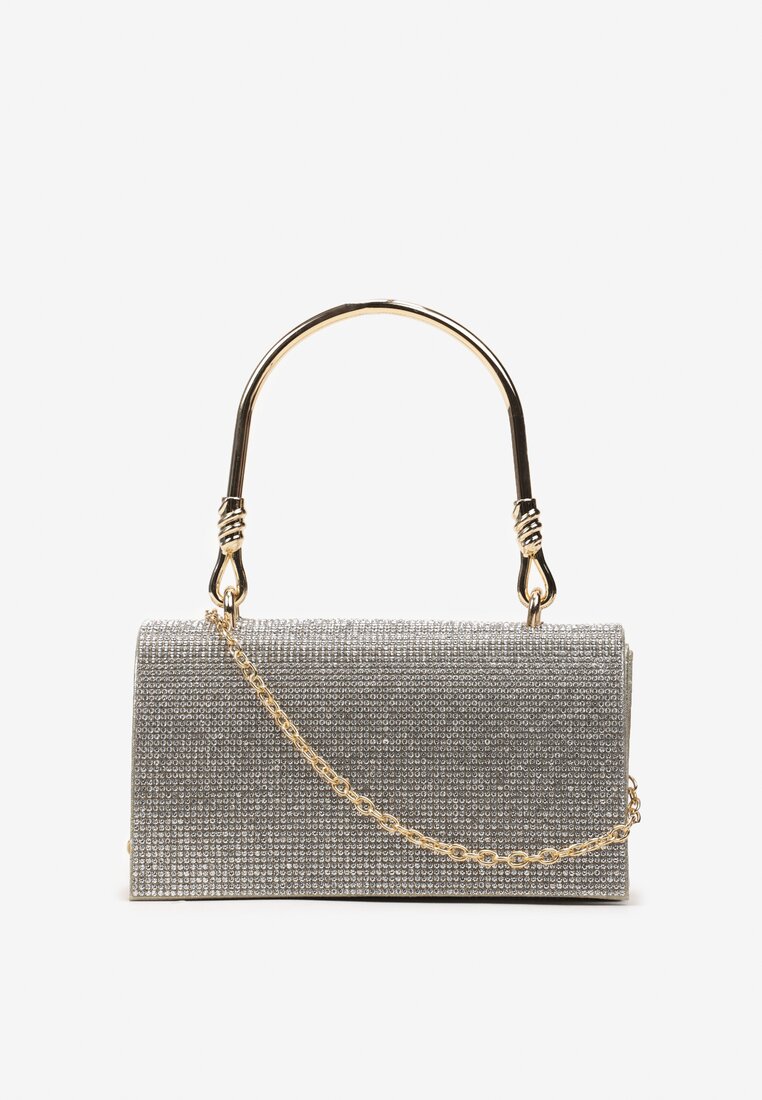 Geantă Argintie cu auriu