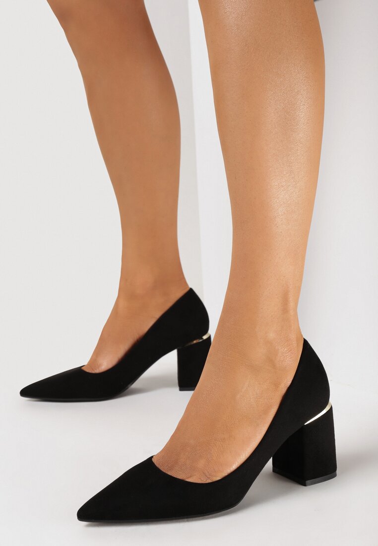Pantofi cu toc Negri