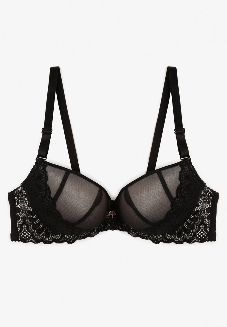Sutien Negru cu bej