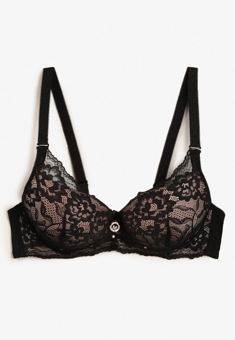 Sutien Negru cu bej