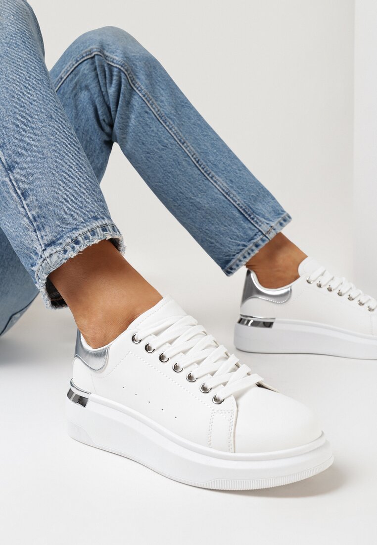Sneakers Argintii