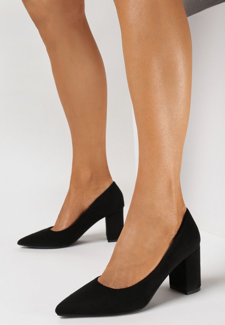 Pantofi cu toc Negri