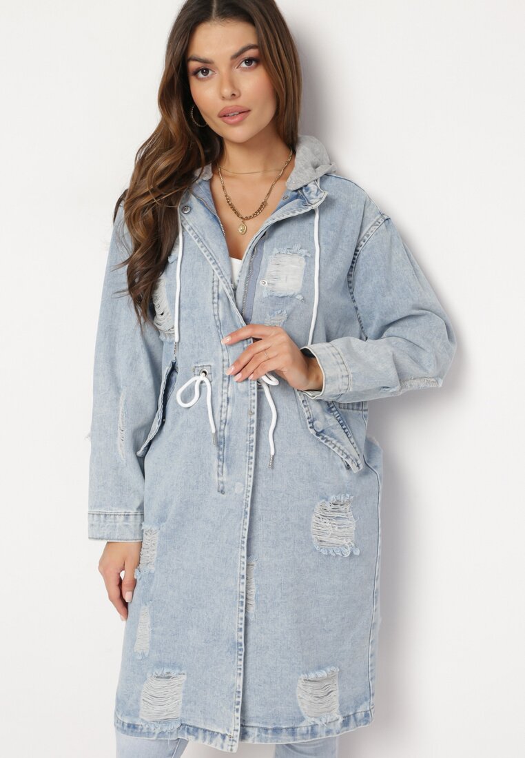 Geacă Albastru deschis